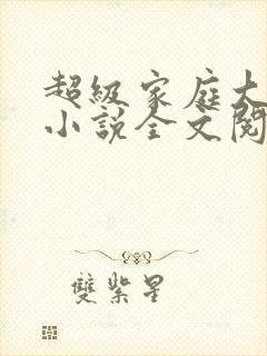 超级家庭大杂烩小说全文阅读封面