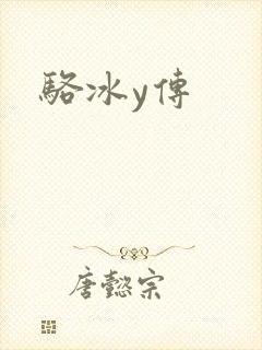骆冰y传封面