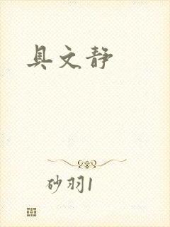 具文静封面