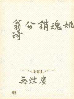 翁公销魂姚瑶琦琦