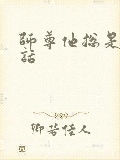 师尊他总是不说话封面