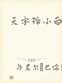天字号小白脸