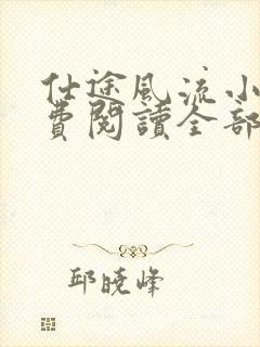 仕途风流小说免费阅读全部章节封面