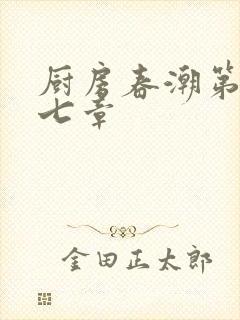 厨房春潮第三十七章