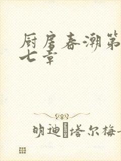 厨房春潮第三十七章封面