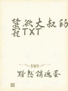 禁欲大叔的心尖宠TXT