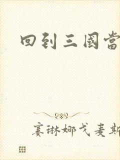 回到三国当军阀封面