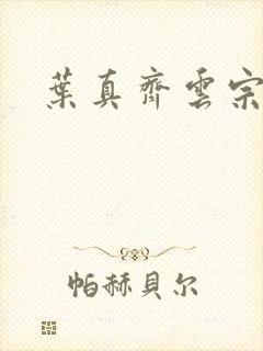 叶真齐云宗免费