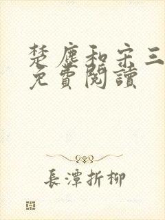 楚尘和宋三小姐免费阅读