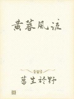 黄蓉风流封面