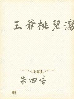 王爷桃儿泻了封面
