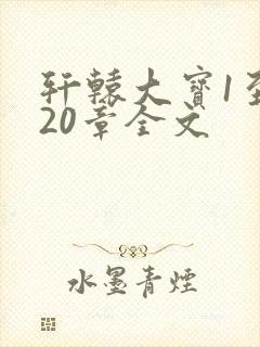 轩辕大宝1至720章全文