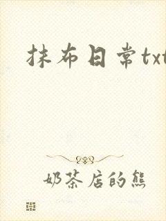 抹布日常txt封面