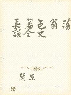 长篇色翁荡熄小说全文