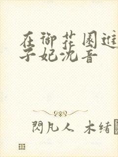 在御花园进入太子妃沈音