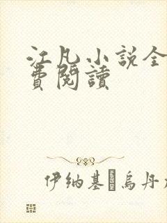 江凡小说全文免费阅读封面