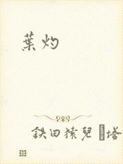 叶灼封面