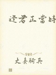 逢君正当时