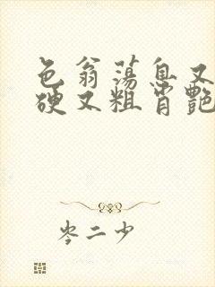 色翁荡息又大又硬又粗肖艳封面
