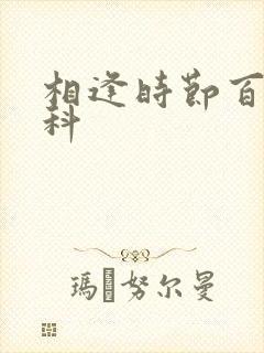 相逢时节百度百科封面