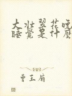 大壮翠花晚上不睡觉是什么电视剧