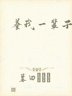 养我一辈子