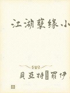 江湖孽缘小说