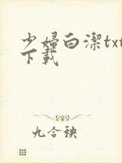 少妇白洁txt下载