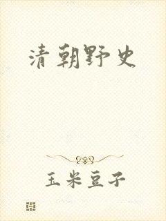清朝野史