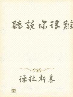 听说你很难追