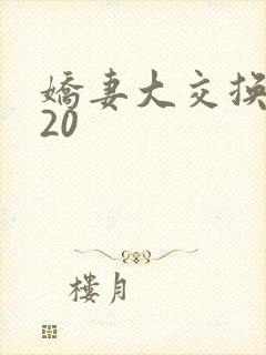 娇妻大交换1一20封面