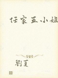 任家五小姐封面