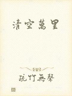 清空万里封面