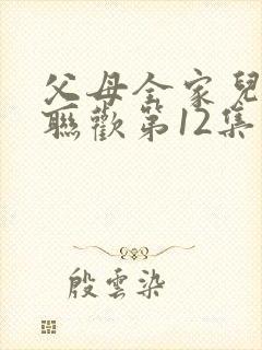 父母全家儿女大联欢第12集封面