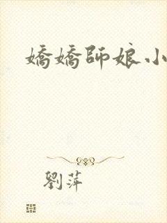 娇娇师娘小说封面