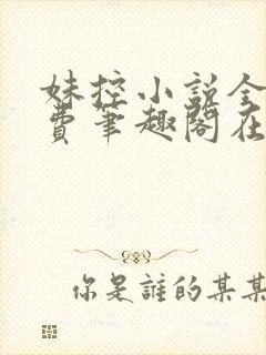 妹控小说全文免费笔趣阁在线阅读