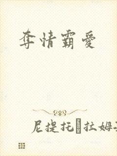 夺情霸爱封面