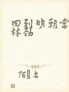 回到明朝当王爷林劲
