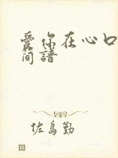 爱你在心口难开简谱封面