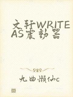 文轩WRITEAS震动器