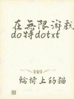 在无限游戏大里do特dotxt