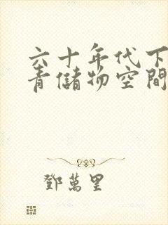 六十年代下乡知青储物空间