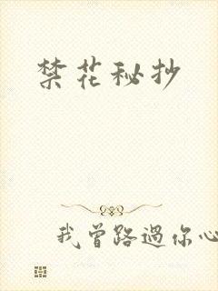 禁花秘抄封面