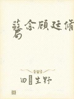 苏念顾廷修大结局封面