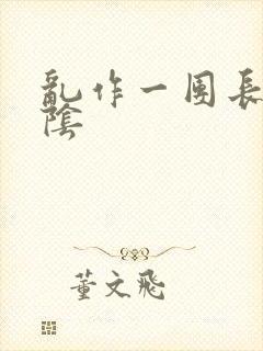乱作一团长日光阴封面