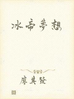 冰帝梦想封面