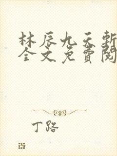 林辰九天斩神诀全文免费阅读笔趣阁