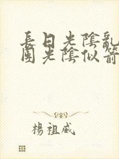 长日光阴乱作一团光阴似箭必读