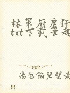 林军厨房犴妈妈txt下载笔趣阁封面