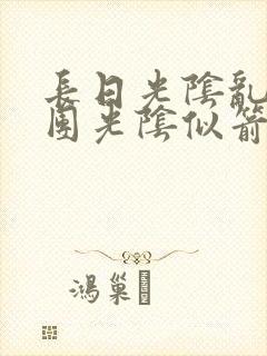 长日光阴乱作一团光阴似箭
